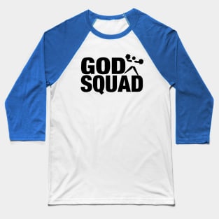 GOD SQUAD CHEERLEADER Baseball T-Shirt